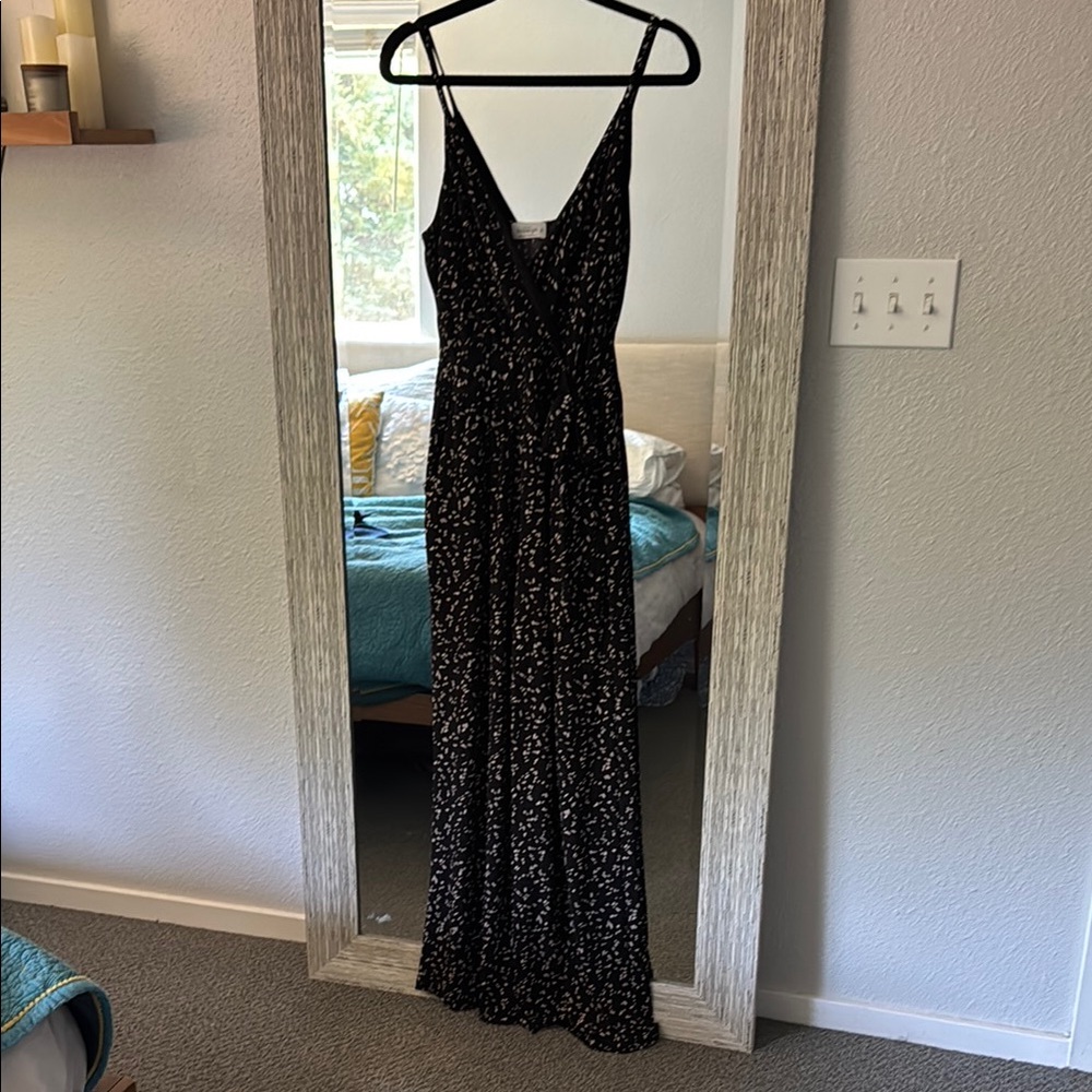 Kaileigh Black and White Jumpsuit